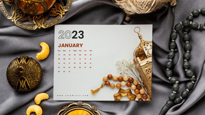 Desain kalender rumah sakit al islam