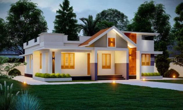 Desain interior rumah mewah 1 lantai