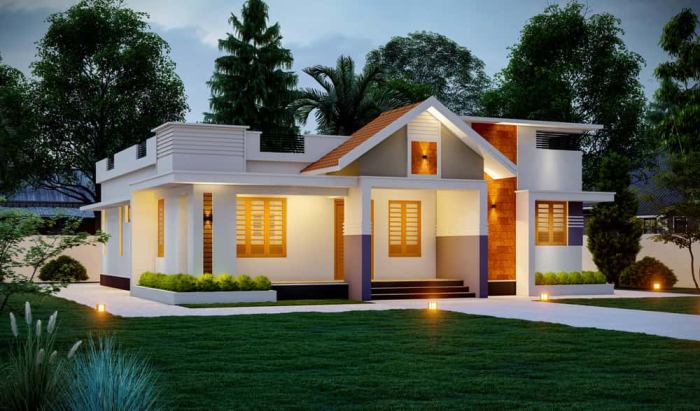 Desain interior rumah mewah 1 lantai